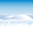 Winterlandschaft, Hintergrund, Schneeflocken, Eis