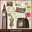 Vector set of London symbols 2