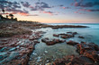 beautyful seascape at sunset in rocky coasline beautyful seascape at sunset in rocky coasline