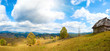 autumn mountain village