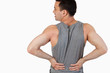 Man Having A Back Pain