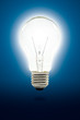 light bulb with clipping path