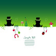 Photographie : Card 2 Sitting Chimney Sweepers & Symbols