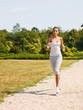 Young woman jogging