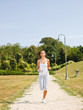 Young woman jogging