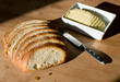 bread knife and butter