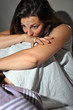 Junge Frau in Sorge