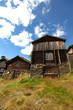 Typical wooden house in Norway, Scandinavia