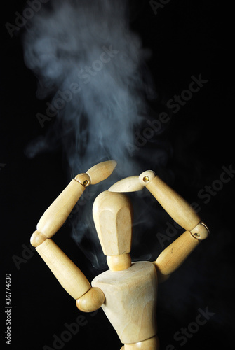 Photo: Qualmender Kopf h. Qualmender Kopf h.