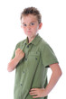 Angry little boy