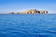 Ibiza Esparto island from a boat view Ibiza Esparto island from a boat view