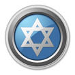 3D Style Button "Star Of David"