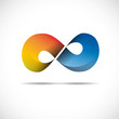 Logo endless holidays, sun and sea # Vector