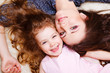 Little girl and her mother
