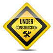 Achtung Warnung Schild Under Construction Werkzeug