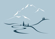 Alpine Landschaft