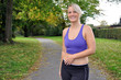 Junge Frau beim Joggen