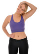 Junge Frau beim Fitness-Training