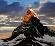 sunrise on the Matterhorn