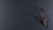 Illustration: Abstrakter moderner Hintergund Voronoi 3D Abstrakter moderner Hintergund Voronoi 3D
