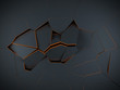 Zerbrochene SciFi Fläche 3D Zerbrochene SciFi Fläche 3D