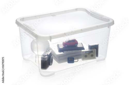 Photo: Plastic storage box Plastic storage box