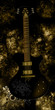 Beautiful vintage,grunge illustration of electrical guitar Beautiful vintage,grunge illustration of electrical guitar
