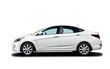 Wite isolated car