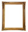 Illustration: cadre baroque ancien doré cadre baroque ancien doré