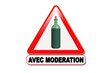 Panneau alcool avec modération