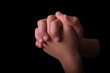 Folded hands