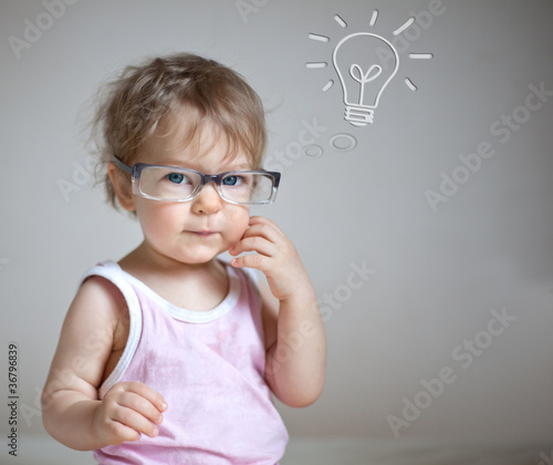 Photo: Baby having an idea Baby having an idea