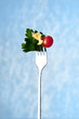 tomatoes, pasta and herb like symbol Italian flag tomatoes, pasta and herb like symbol Italian flag