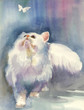 Watercolor Animal Collection: Cat