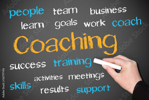 Illustration: Coaching - Business Training and Support Coaching - Business Training and Support