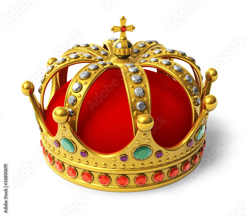 Foto: Golden royal crown Golden royal crown