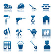 Construction icon set