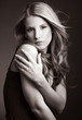 Portrait of beautiful woman- BW Portrait of beautiful woman- BW