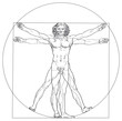 Vitruv-Mann von Leonardo da Vinci