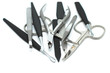 Manicure tools on white (shallow depth of field)
