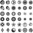 Large Collection of Vector Grunge Brushes or Stamps