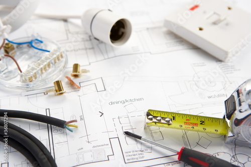 Photo: Wiring tools and materials Wiring tools and materials