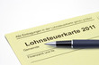 Lohnsteuerkarte 2011