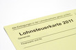 Lohnsteuerkarte 2011