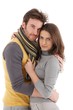 Beautiful couple embracing