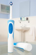 Photo: Electric toothbrush and toothpaste Electric toothbrush and toothpaste