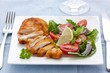 Chicken schnitzel with Salad