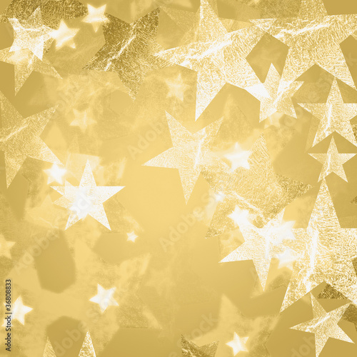 Photo: golden and white stars golden and white stars