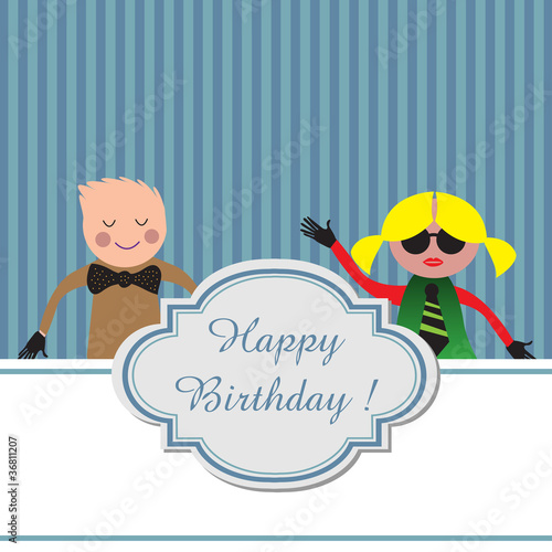 Vector: Happy Birthday Happy Birthday