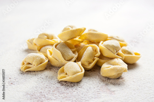Photo: Uncooked homemade tortellini Uncooked homemade tortellini